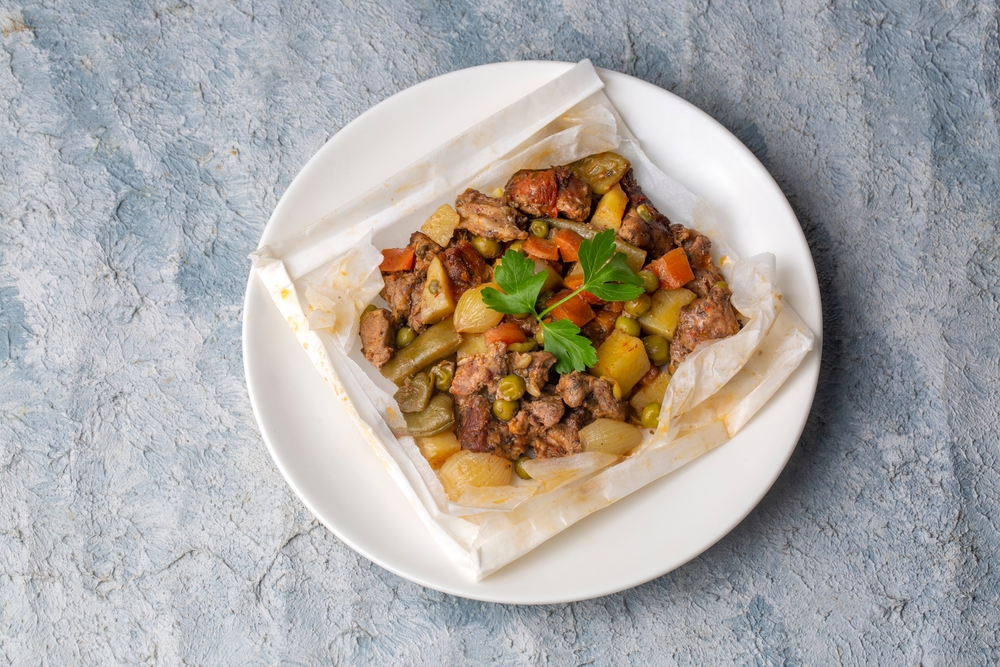 traditional turkish food wrapped in greaseproof paper